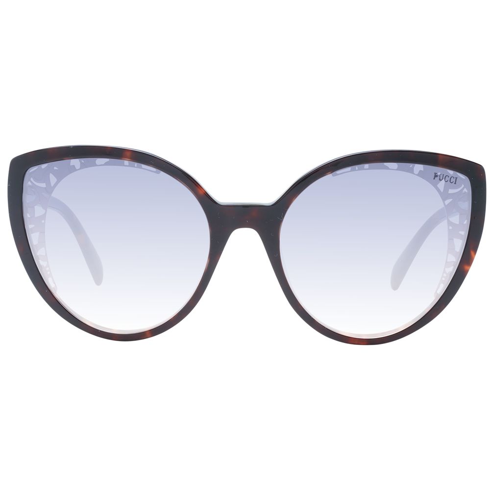 Emilio Pucci Brown Plastic Sunglasses