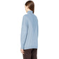Alpha Studio Light Blue Silk Women Sweater