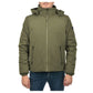Yes Zee Green Nylon Men Jacket