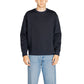 Armani Exchange Blue Cotton Sweatshirt