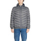 Armani Exchange Gray Polyester Jackets & Coat