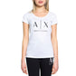 Armani Exchange White Cotton T-Shirt