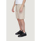 Armani Exchange Beige Cotton Bermuda Shorts
