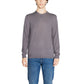 Armani Exchange Gray Wool Sweatshirt