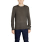 Armani Exchange Green Wool Sweatshirt