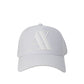Armani Exchange White Cotton Cap (Baseball Hat)