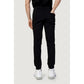 Armani Exchange Black Cotton Joggers (Workout Pants)