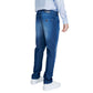 Armani Exchange Blue Cotton Skinny Pants