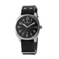 Folli Follie Black Leather Dress Watch