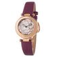 Folli Follie Purple Leather Dress Watch