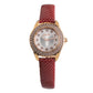 Folli Follie Red Leather Dress Watch