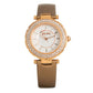 Folli Follie Brown Leather Dress Watch