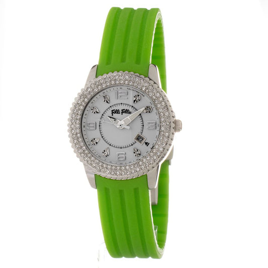 Folli Follie Green Synthetic Dress Watch