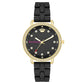Juicy Couture Black Metal Dress Watch