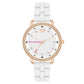 Juicy Couture White Metal Dress Watch