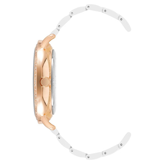 Juicy Couture White Metal Dress Watch