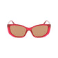 Karl Lagerfeld Red Injected Sunglasses