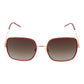 Hugo Boss Red Metal Sunglasses