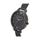 Olivia Burton Black Stainless Steel Dress Watch