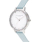 Olivia Burton Blue Artificial Leather Dress Watch