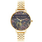 Olivia Burton Gold Stainless Steel Dress Watch