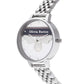 Olivia Burton Silver Stainless Steel Dress Watch