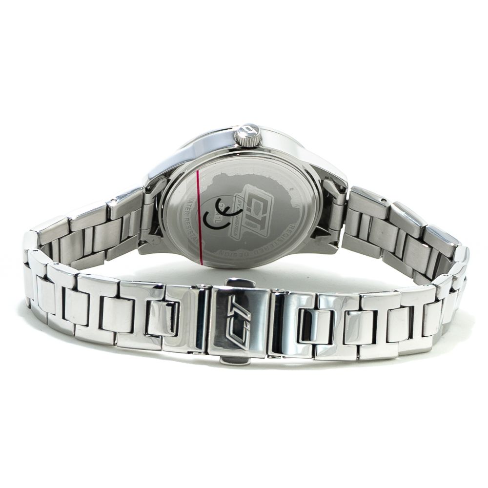Chronotech Silver Stainless Steel Bracelet Watch