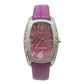 Chronotech Purple Leather Dress Watch