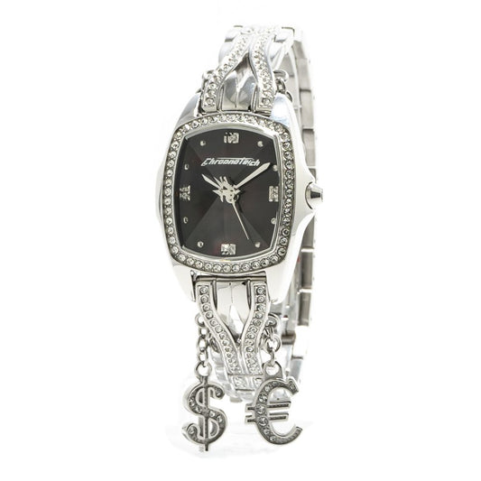 Chronotech Silver Stainless Steel Dress Watch