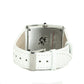 Chronotech White Leather Dress Watch