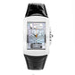 Chronotech Black Leather Dress Watch