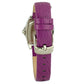 Chronotech Purple Leather Dress Watch