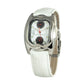 Chronotech White Leather Dress Watch