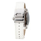 Chronotech White Leather Dress Watch