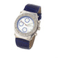 Chronotech Blue Leather Dress Watch