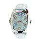 Chronotech Blue Leather Dress Watch