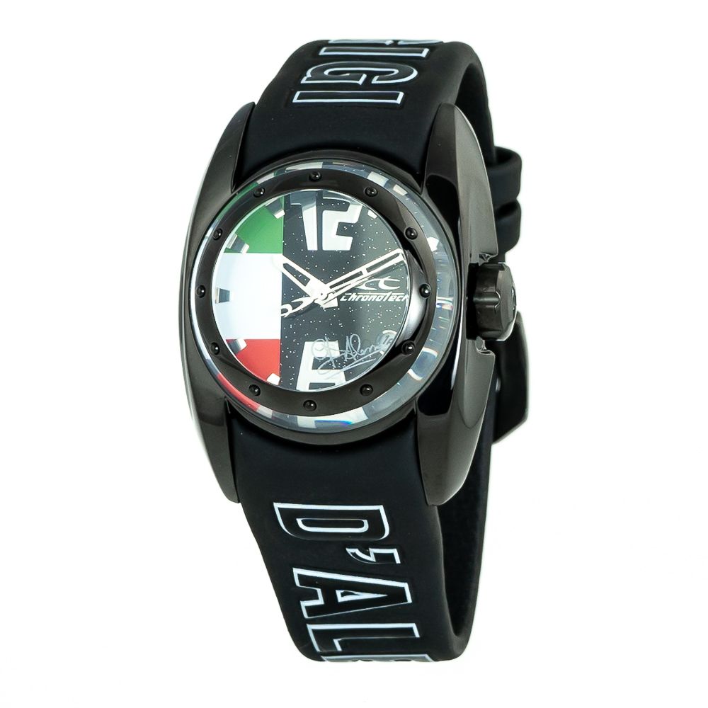 Chronotech Black Rubber Sport Watch