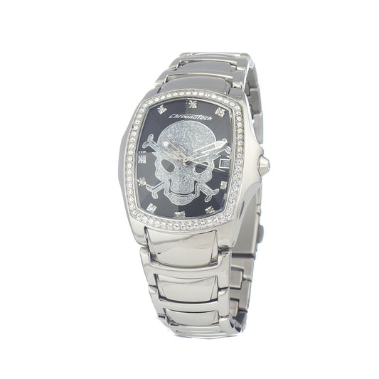 Chronotech Silver Stainless Steel Dress Watch