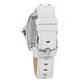 Chronotech White Leather Dress Watch