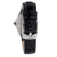 Chronotech Black Leather Bracelet Watch
