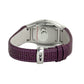 Chronotech Purple Leather Dress Watch