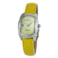 Chronotech Yellow Leather Dress Watch