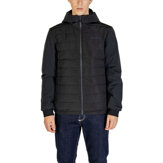 Calvin Klein Black Recycled Polyester Jackets & Coat