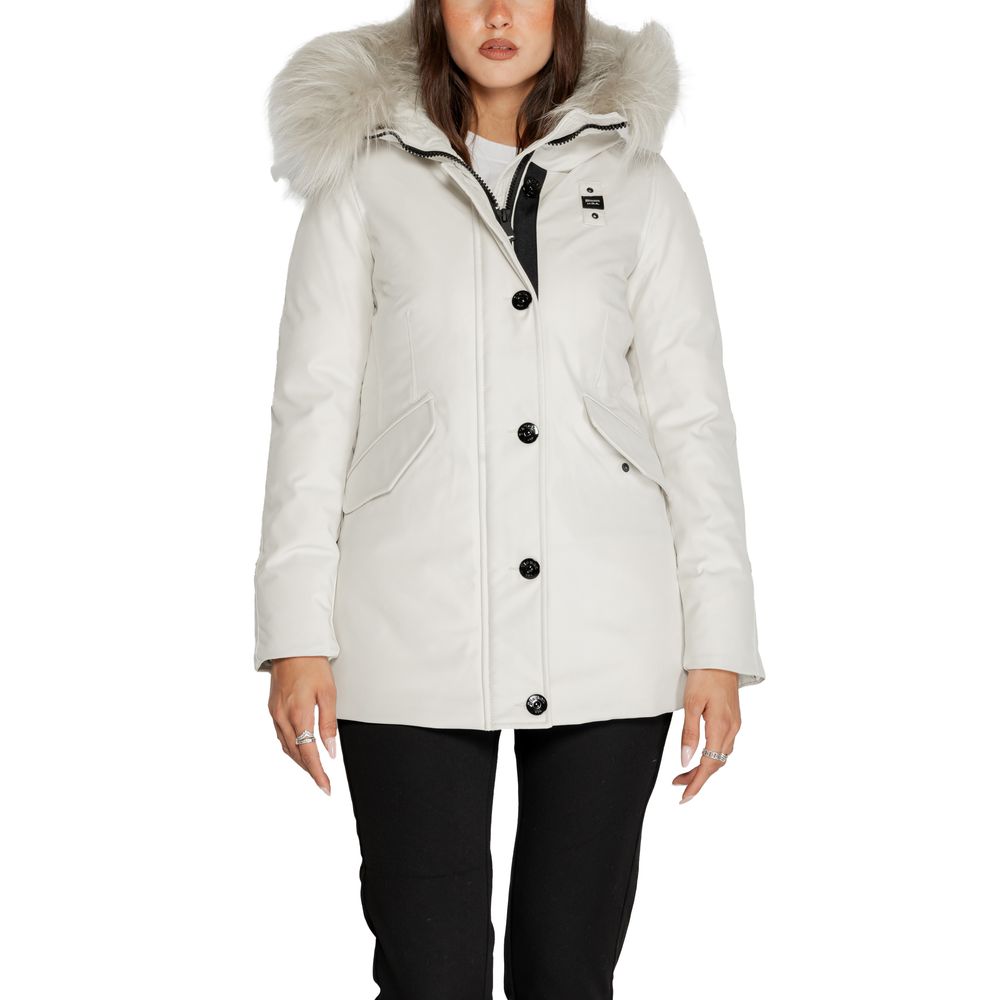 Blauer White Polyester Parka