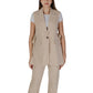 B.Young Beige Polyester Waistcoat