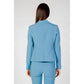 Rinascimento Turquoise Polyester Blazer