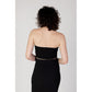 Rinascimento Black Polyester Top