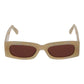 GCDS Cream Plastic Sunglasses