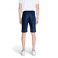 Antony Morato Blue Linen Bermuda Shorts