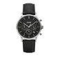Cluse Black Leather Dress Watch